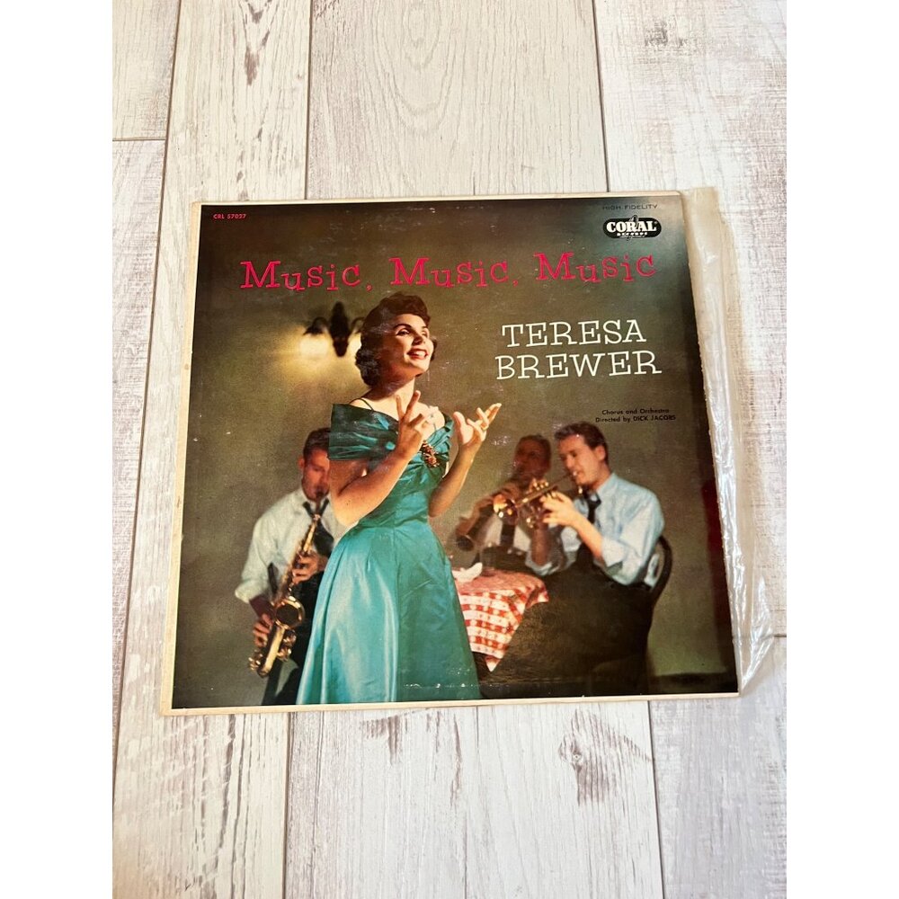 Music Music Music Teresa Brewer Vinyl Record CRL 57027 Vintage Album